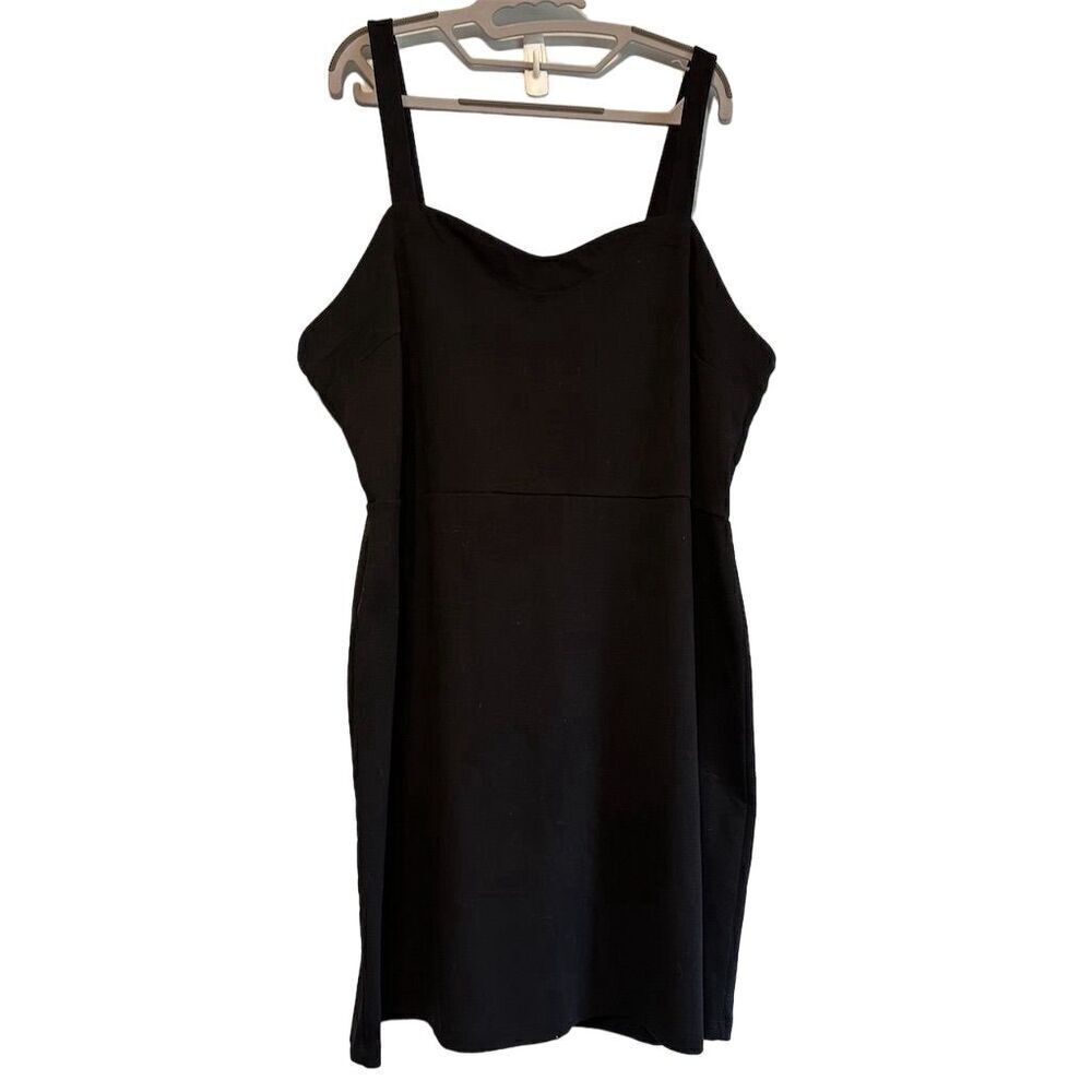 Old Navy Women's Black Sweetheart Neckline Sheath Dress Size 2XL Sleeveless